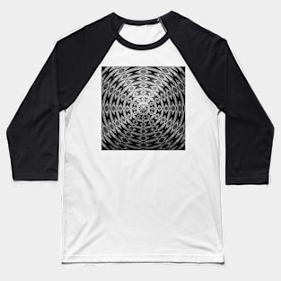 Sacred Geometry 3D Titanium Heart Pyramid Architecture Baseball T-Shirt